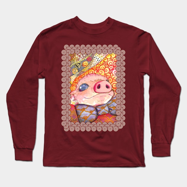 Chinese new year 2019, year of the pig Long Sleeve T-Shirt by Sutilmente